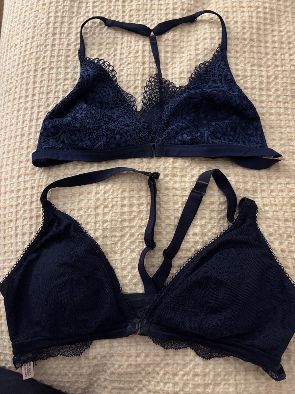 Victoria Secret Blue bralette twin set (2 for $10)